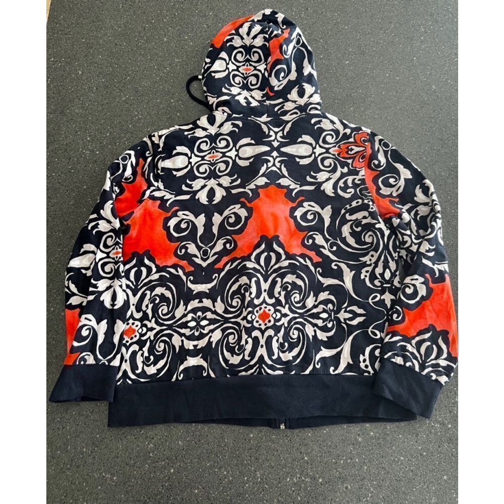 Women's Onque Casuals Hoodie M Red Blue size M - Picture 2 of 7
